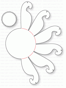 Papertrey Ink - Paper Puff Topper Die