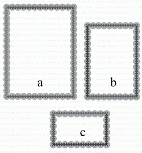 Papertrey Ink - Double Ups: Rectangles Die Collection (set of 3)