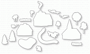 Papertrey Ink - Winter Village Die