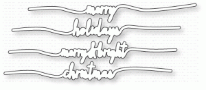 Papertrey Ink - Holiday Swoosh Die