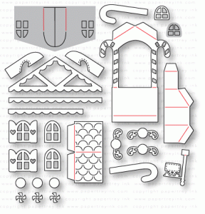 Papertrey Ink - Tiny Town: Gingerbread Die