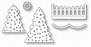 Papertrey Ink - Tiny Town: Holiday Yard Die