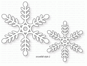 Papertrey Ink - Snowfall Style 2 Die