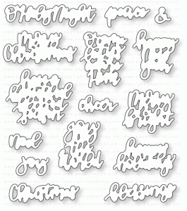 Papertrey Ink - Penned Elegance: Christmas Die