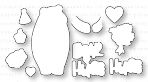 Papertrey Ink - Bear Hugs Die