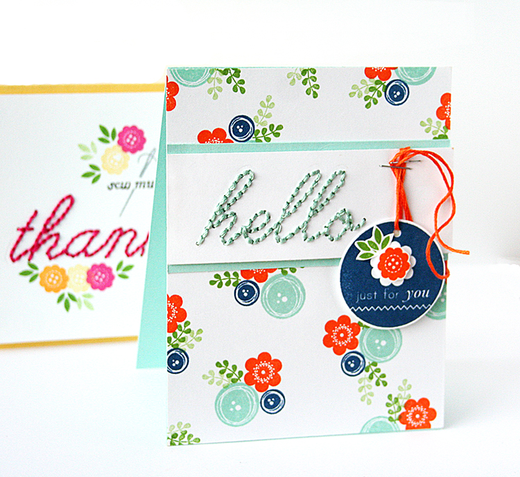 Papertrey Ink - Quick Stitch Sentiments Die Collection (set of 4)