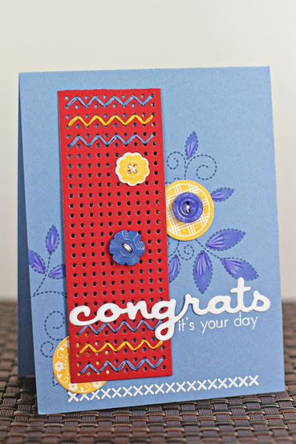 Papertrey Ink - Stitching Lines Die