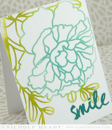 Papertrey Ink - Cover Plate: Peony Die