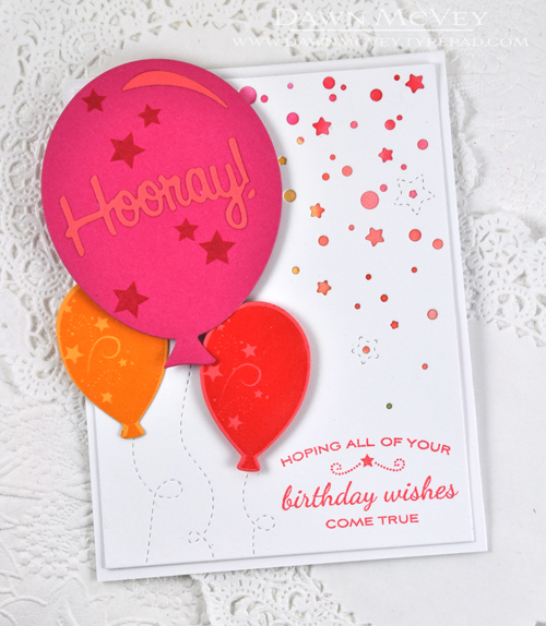 Papertrey Ink - Cover Plate: Balloon Bash Die