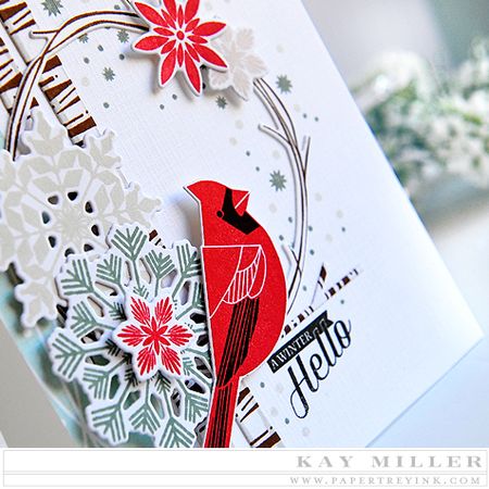 Papertrey Ink - Cover Plate: Winter Woods Die