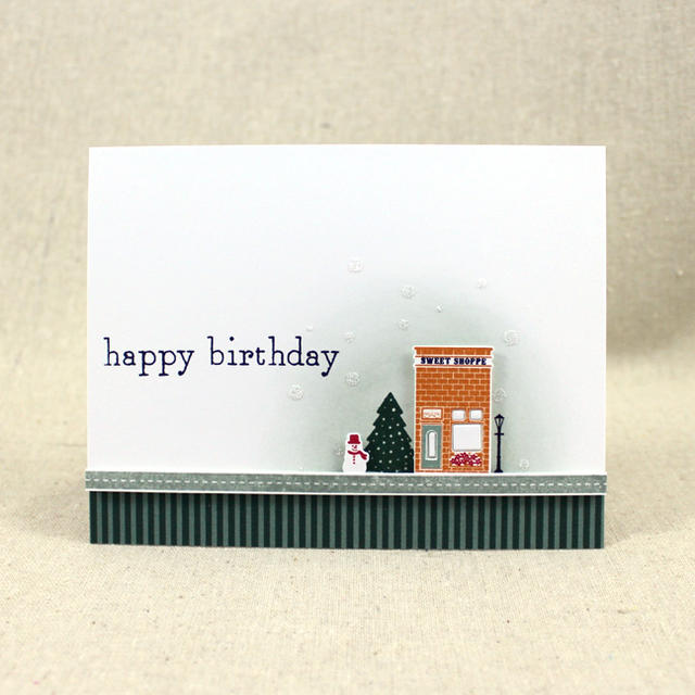 Petite Places: Holiday Lane Stamp Set