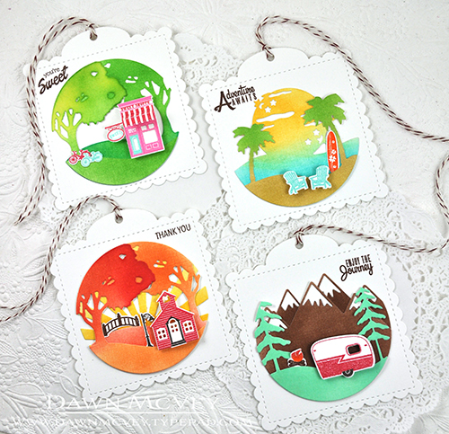 Petite Places: Walk in the Park Mini Stamp Set