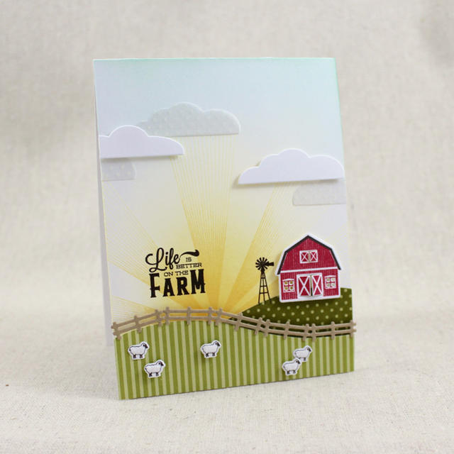 Petite Places: Barnyard Mini Stamp Set