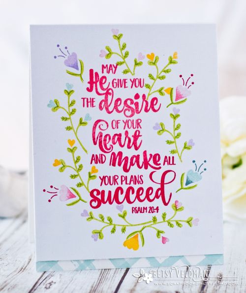 Year of Psalms: April Mini Stamp Set