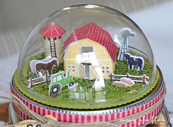 Papertrey Ink - Petite Places: Barnyard Die