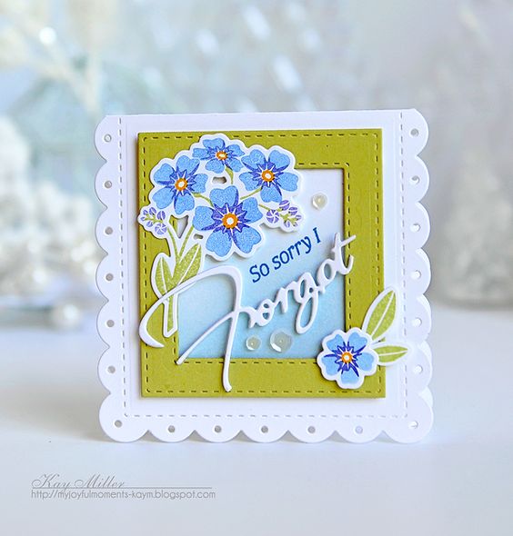 Papertrey Ink - Noted: Scalloped Square Die Collection (set of 5)