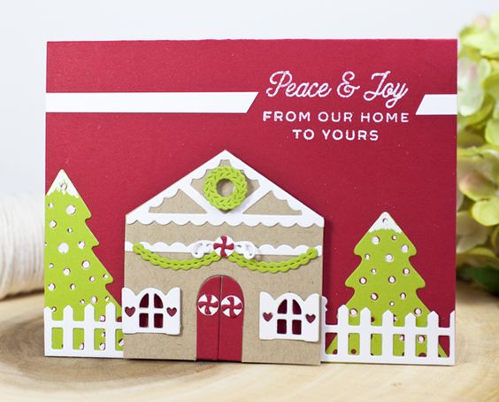 Papertrey Ink - Tiny Town: Holiday Yard Die