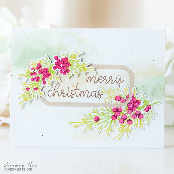 Papertrey Ink - Beautiful Berries: Winter Die