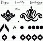 Irresistibly Ikat Stamp Set