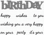 Wonderful Words: Birthday Mini Stamp Set