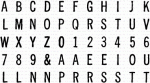 Antique Alphabet Stamp Set