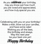 Tucked In: Birthday Mini Stamp Set