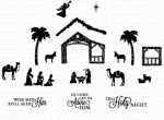 Petite Places: Nativity Mini Stamp Set