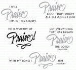 Inspired: Praise Mini Stamp Set