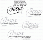 Inspired: Jesus Mini Stamp Set