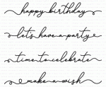 Birthday Strings Mini Stamp Set