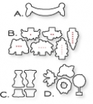 Papertrey Ink - Door to Door Accessories Die Collection (set of 4)