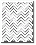 Papertrey Ink - Cover Plate: Chevron Vertical Die