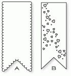 Papertrey Ink - Notched Hearts Banner Die Collection (set of 2)