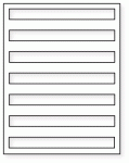 Papertrey Ink - Cover Plate: Stripes Horizontal Die
