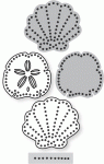 Papertrey Ink - Seasonal Stitching: Seashells Die
