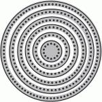 Papertrey Ink - Stitched Circles Die