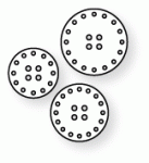 Papertrey Ink - Blanket Stitch Buttons Die