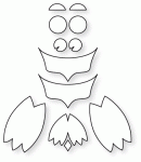 Papertrey Ink - Critter Cuties: Owls Die