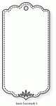 Papertrey Ink - Basic Bookmark 3 Die