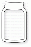 Papertrey Ink - Friendship Jar Shaker Die