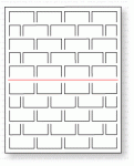 Papertrey Ink - Tiny Town: Square Shingles Die