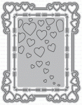 Papertrey Ink - Mix & Mat: Hearts Die
