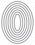 Papertrey Ink - Nesting Basics: Ovals Die